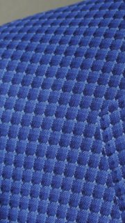 Blue Square Pattern Sport Coat