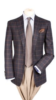 Blue and Gold Wool Suit