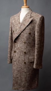 Speckled Double Breasted Overcoat